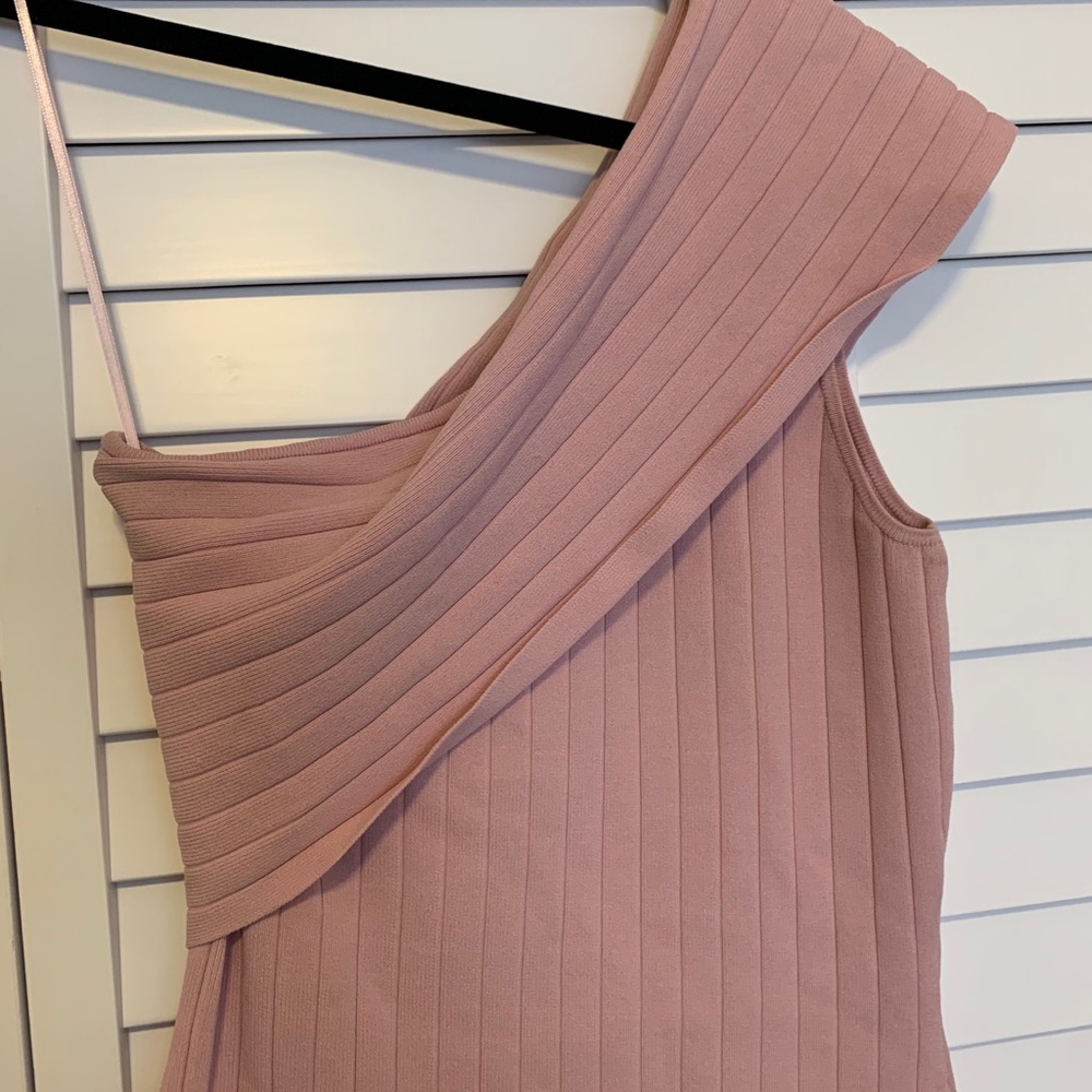 Superdown By The Way Pink One Shoulder Mini Dress - Picture 4 of 5